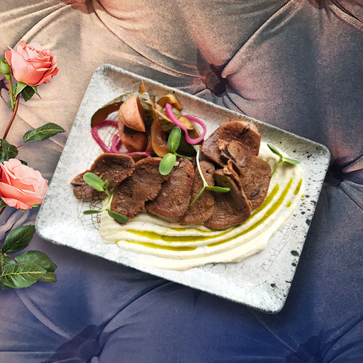 Beef Tongue with Horseradish Cream