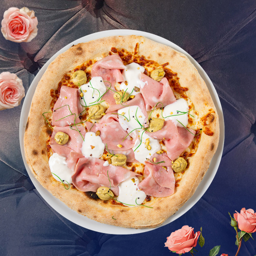 Pizza with Mortadella